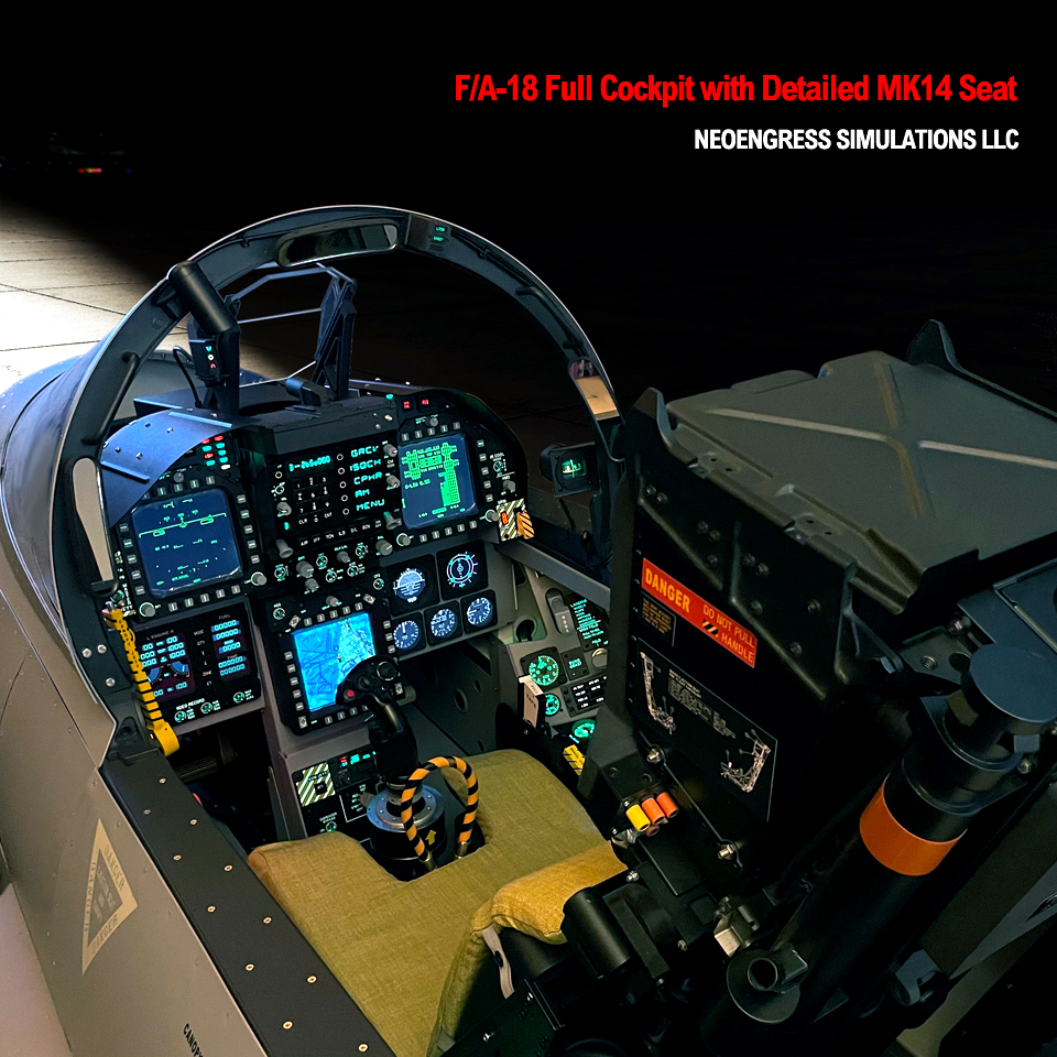 F/A-18 cockpit frame structure